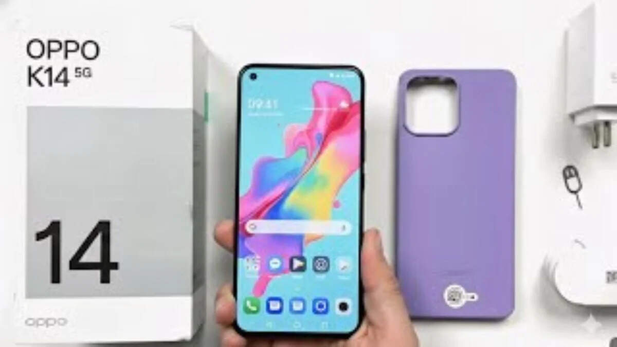 OPPO K14 5G की पहली सेल आज से शुरू: 7000mAh बैटरी और 5 साल की वारंटी के साथ आया नया स्मार्टफोन