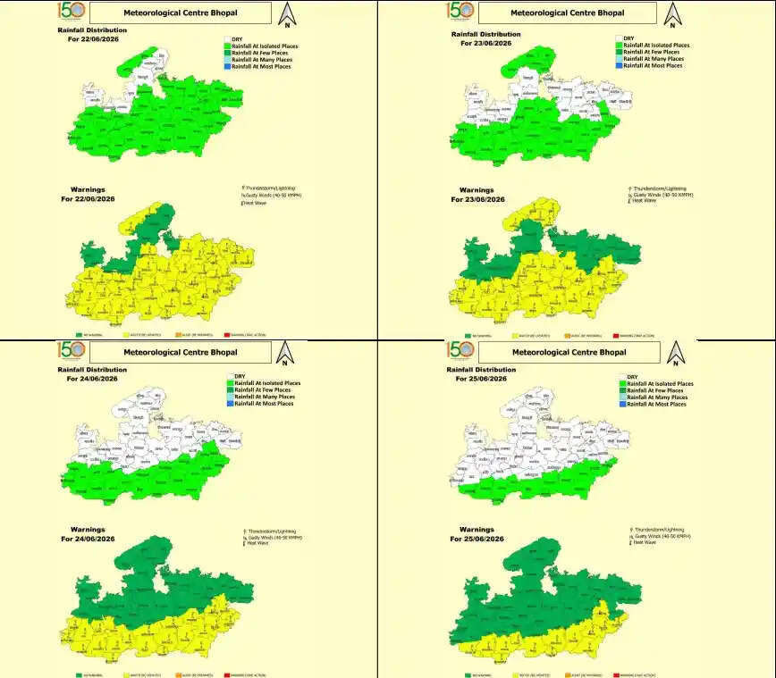 MP Monsoon 2026: मध्यप्रदेश में मानसून की दस्तक, लेकिन 52% बारिश की कमी ने बढ़ाई चिंता