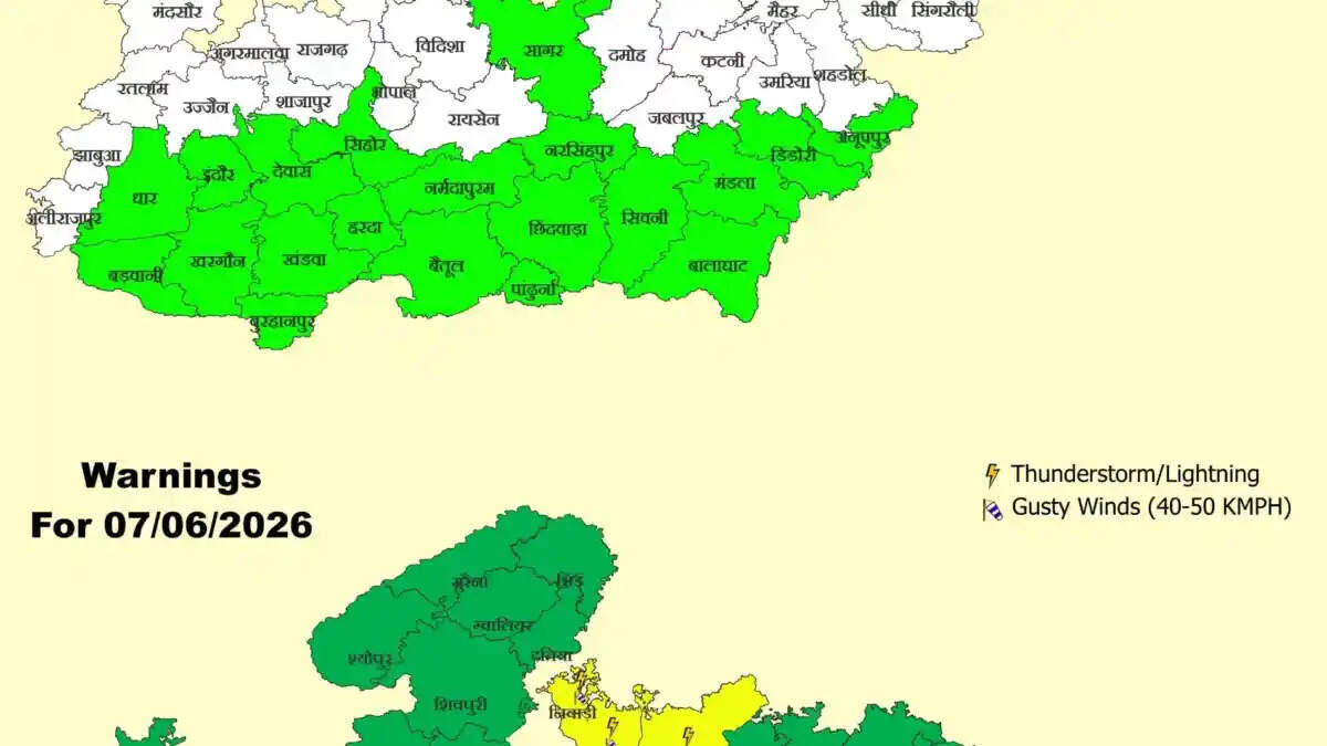 मध्य प्रदेश का मौसम: आज कई जिलों में आंधी और बारिश का अलर्ट, गर्मी से मिलेगी राहत