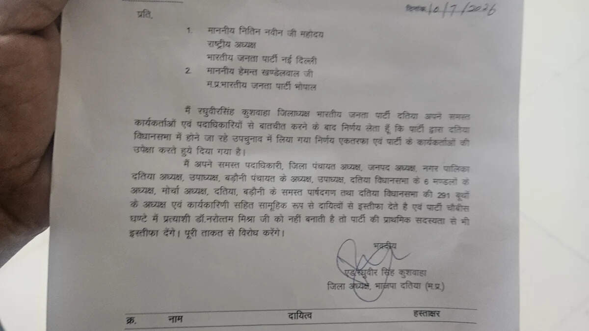 दतिया उपचुनाव: बीजेपी उम्मीदवार के ऐलान के बाद बवाल, NH-44 पर 15 किमी जाम, पथराव में एसपी समेत कई घायल