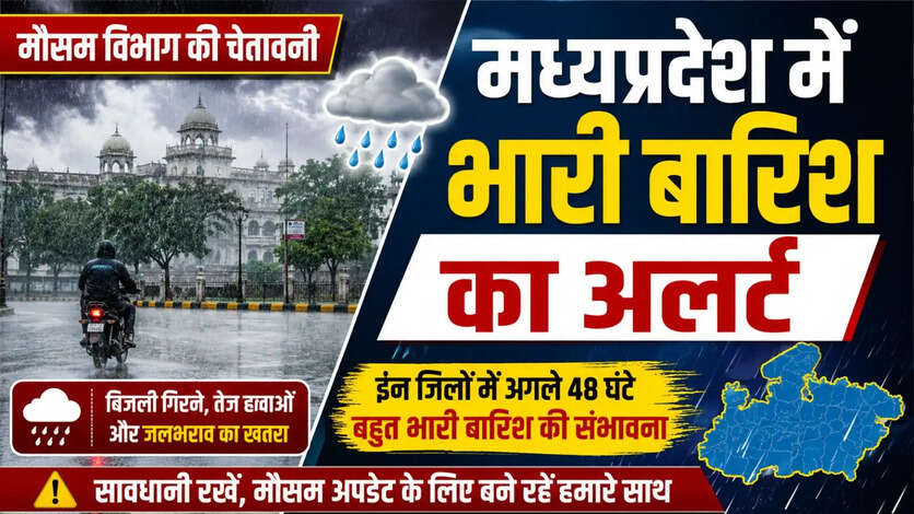 Madhya Pradesh heavy rain forecast
