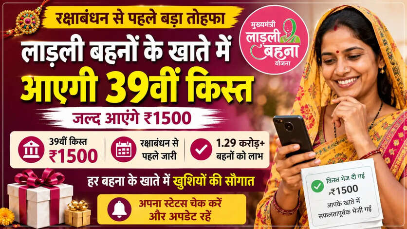 Ladli Behna Yojana 39th Installment