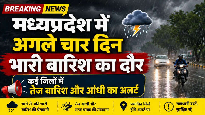 MP monsoon alert August 2026