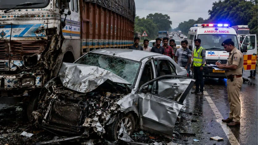 Narsinghpur Road Accident