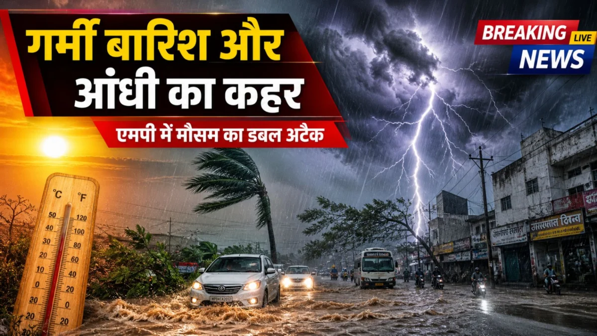 Double Whammy of Weather in MP: Scorching 44-Degree Heat in Some Areas, While These Districts