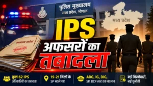 मध्य प्रदेश में बड़ा प्रशासनिक फेरबदल: 62 IPS अफसरों के तबादले, सिंगरौली और सिवनी SP पर गिरी गाज