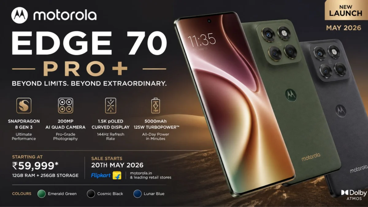 Motorola Edge 70 Pro Plus India launch date